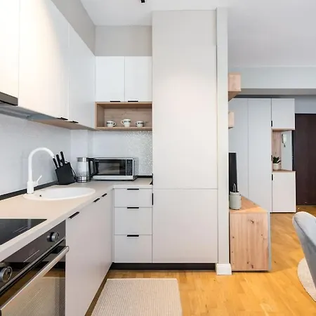 Apartament Bright 1br Flat - New Midtown Building + Terrace *