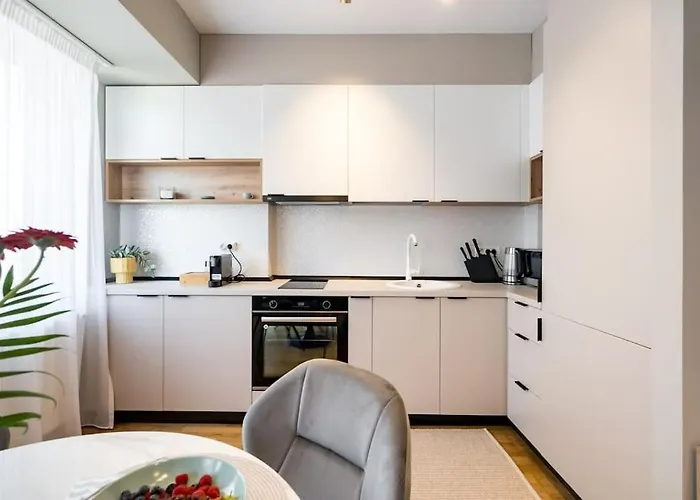 Bright 1br Flat - New Midtown Building + Terrace Bukareszt
