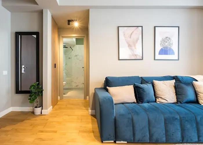 Apartament Bright 1br Flat - New Midtown Building + Terrace *